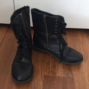 Black Combat Boots